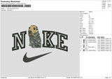 Nike Dog 0512b Embroidery File 6 sizes