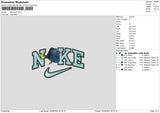 Nike Dory V2 Embroidery File 6 sizes