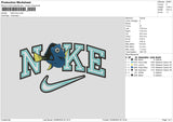 Nike Dory V2 Embroidery File 6 sizes