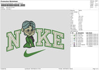 Nike Ellie V3 Embroidery File 6 sizes