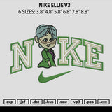 Nike Ellie V3 Embroidery File 6 sizes