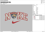 Nike Florida Embroidery File 6 sizes