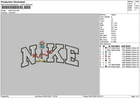 Nike Forky 01 Embroidery File 6 sizes