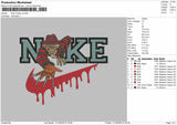 Nike Freddy V3 Embroidery File 7 sizes