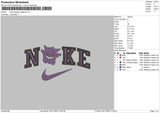 Nike Ginger Embroidery File 6 sizes