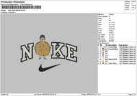 Nike Burger Embroidery File 6 sizes