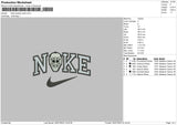 Nike Goalie Mask Embroidery File 6 sizes