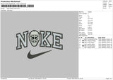 Nike Goalie Mask Embroidery File 6 sizes