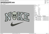 Nike Goalie Mask Embroidery File 6 sizes