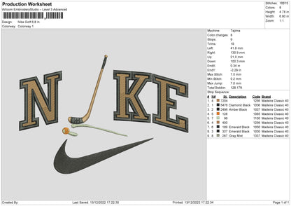 Nike Stick 02 Embroidery File 6 Sizes