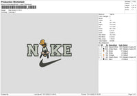 Nike Goofy V2 Embroidery File 6 sizes