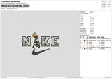 Nike Goofy V2 Embroidery File 6 sizes