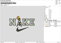 Nike Goofy V2 Embroidery File 6 sizes