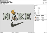 Nike Goofy V2 Embroidery File 6 sizes