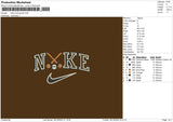 Nike Hockey 2910 Embroidery File 6 sizes