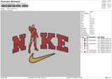 Nike Iron Embroiery File 6 sizes