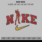 Nike Iron Embroiery File 6 sizes