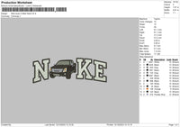 Nike Isuzu D Embroidery File 6 sizes