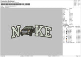 Nike Isuzu D Embroidery File 6 sizes