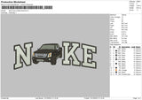 Nike Isuzu D Embroidery File 6 sizes