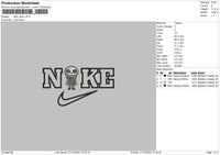 Nike Jack Chibi Embroidery File 6 sizes