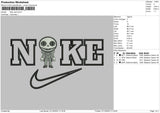Nike Jack Chibi Embroidery File 6 sizes