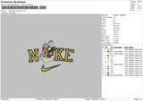 Nike Jacksally Embroidery File 6 sizes