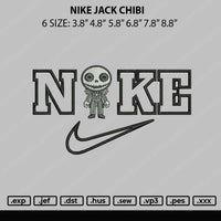 Nike Jack Chibi Embroidery File 6 sizes