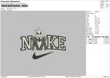 Nike Jack V2 Embroidery File 6 sizes