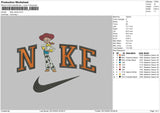 Nike Jessie Embroidery File 6 sizes