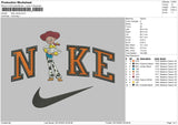 Nike Jessie Embroidery File 6 sizes