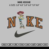 Nike Jessie Embroidery File 6 sizes