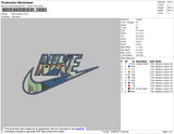 Nike Kakashi Embroidery File 7 size