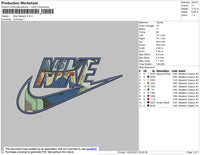 Nike Kakashi Embroidery File 7 size