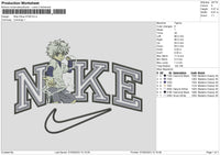 Nike Killua 0709 Embroidery File 6 sizes