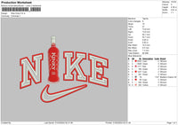Nike Kinky Embroidery File 6 sizes