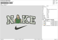 Nike Loki Embroidery File 6 sizes