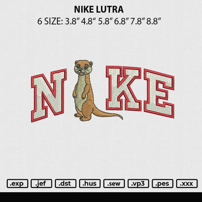 Nike Ultra Embroidery File 6 sizes