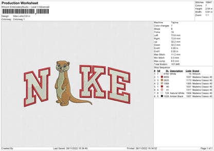 Nike Ultra Embroidery File 6 sizes