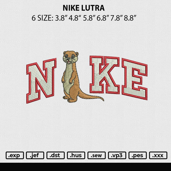 Nike Ultra Embroidery File 6 sizes