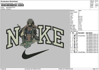 Nike Madara Embroidery File 6 sizes