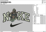 Nike Madara Embroidery File 6 sizes