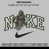 Nike Madara Embroidery File 6 sizes