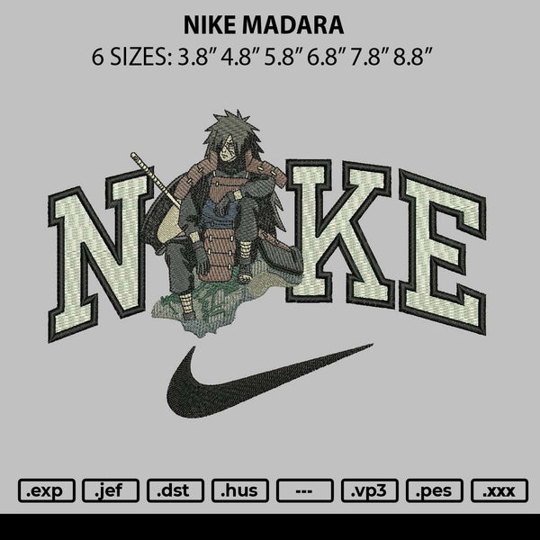 Nike Madara Embroidery File 6 sizes