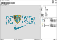 Nike Malaga Embroidery File 6 sizes