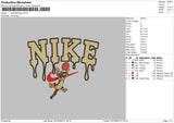 Nike Melt Tiger Embroidery File 6 sizes