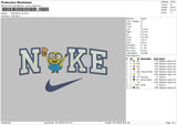 Nike Minion V6 Embroidery File 6 sizes