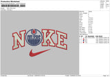 Nike Oilers Embroidery File 6 sizes