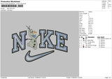 Nike Olaf 0108 Embroidery File 6 sizes