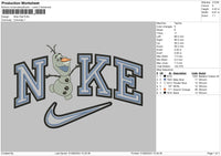 Nike Olaf 0108 Embroidery File 6 sizes